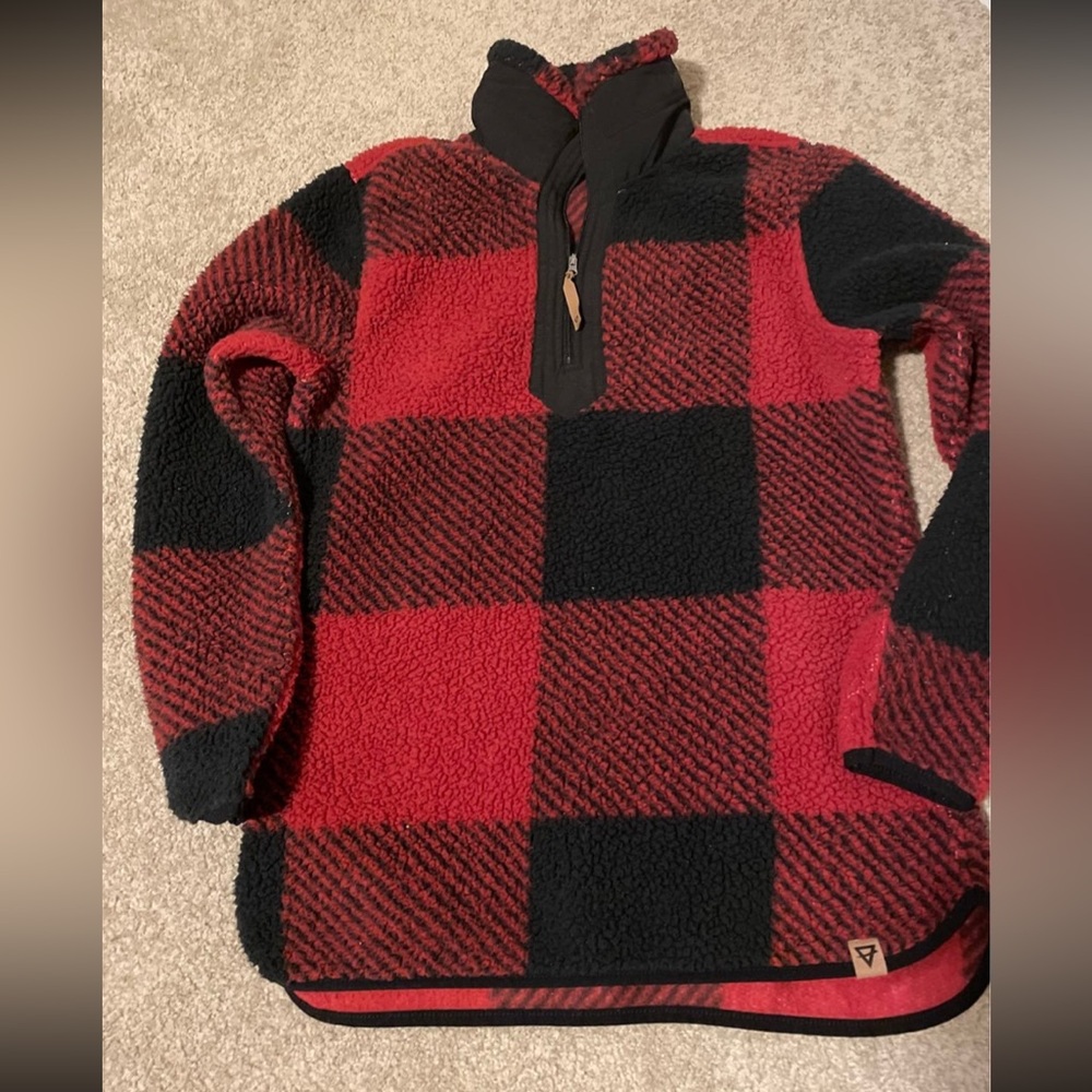 Red and Black sweater